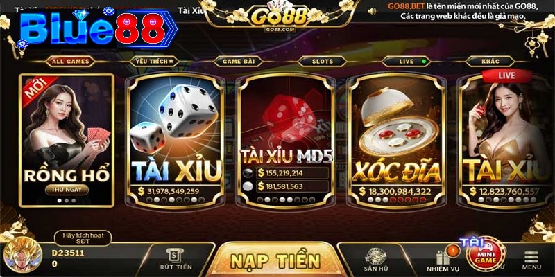 Khám phá đôi nét về cổng game đình đám Go88
